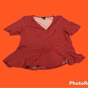 red polkadot shirt!
